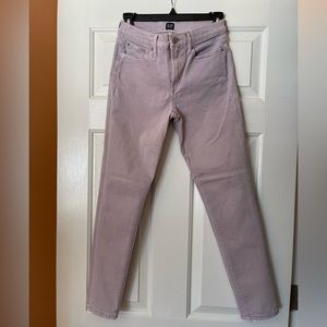 GAP Women High Rise Denim in Color Purple Lilac - Size 26 Regular